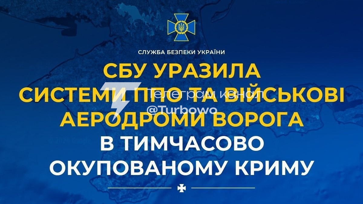 Українські сили уразили позиції ППО та аеродроми в Криму