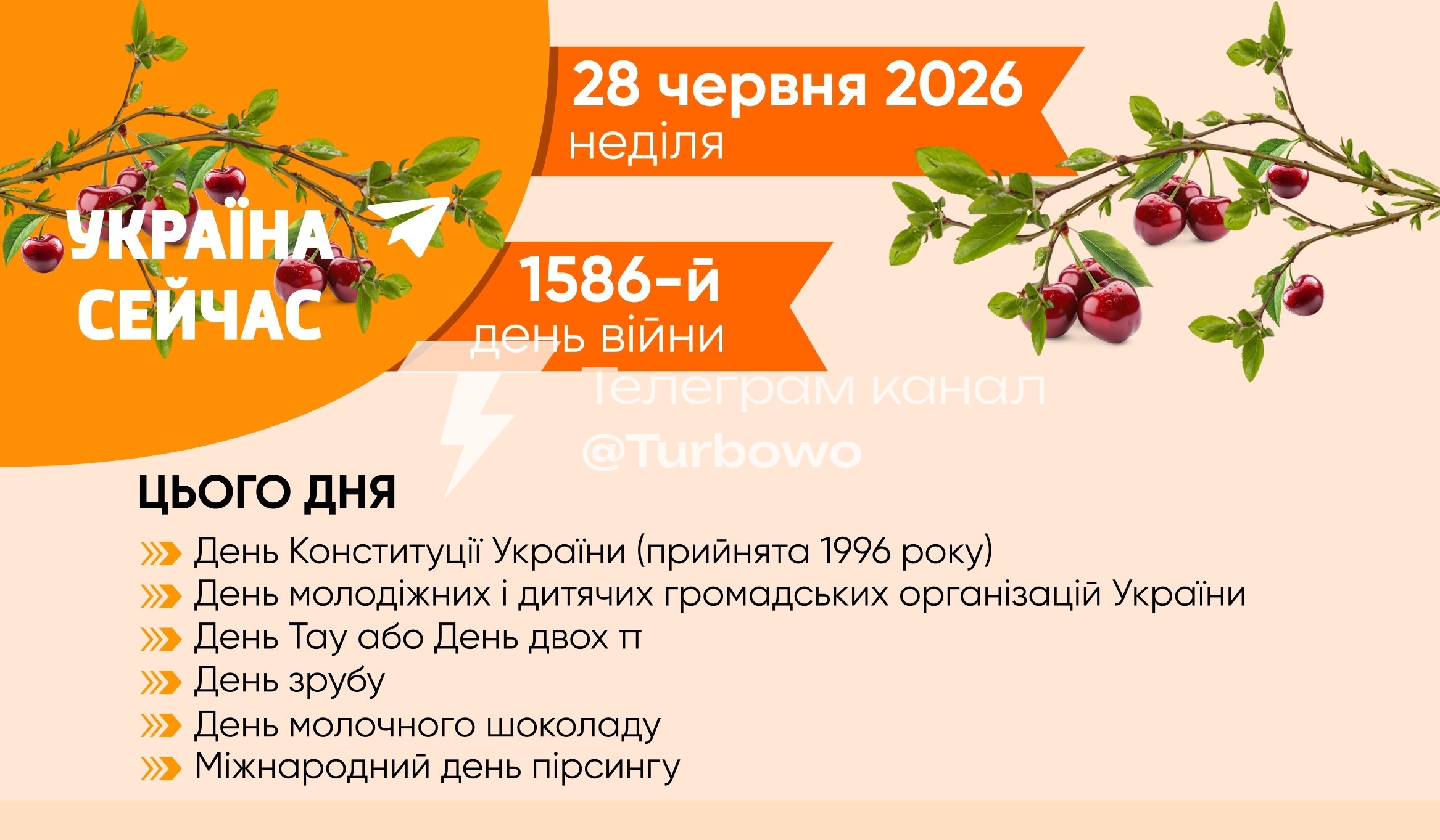 Доброго ранку: Сьогодні, 28 червня…