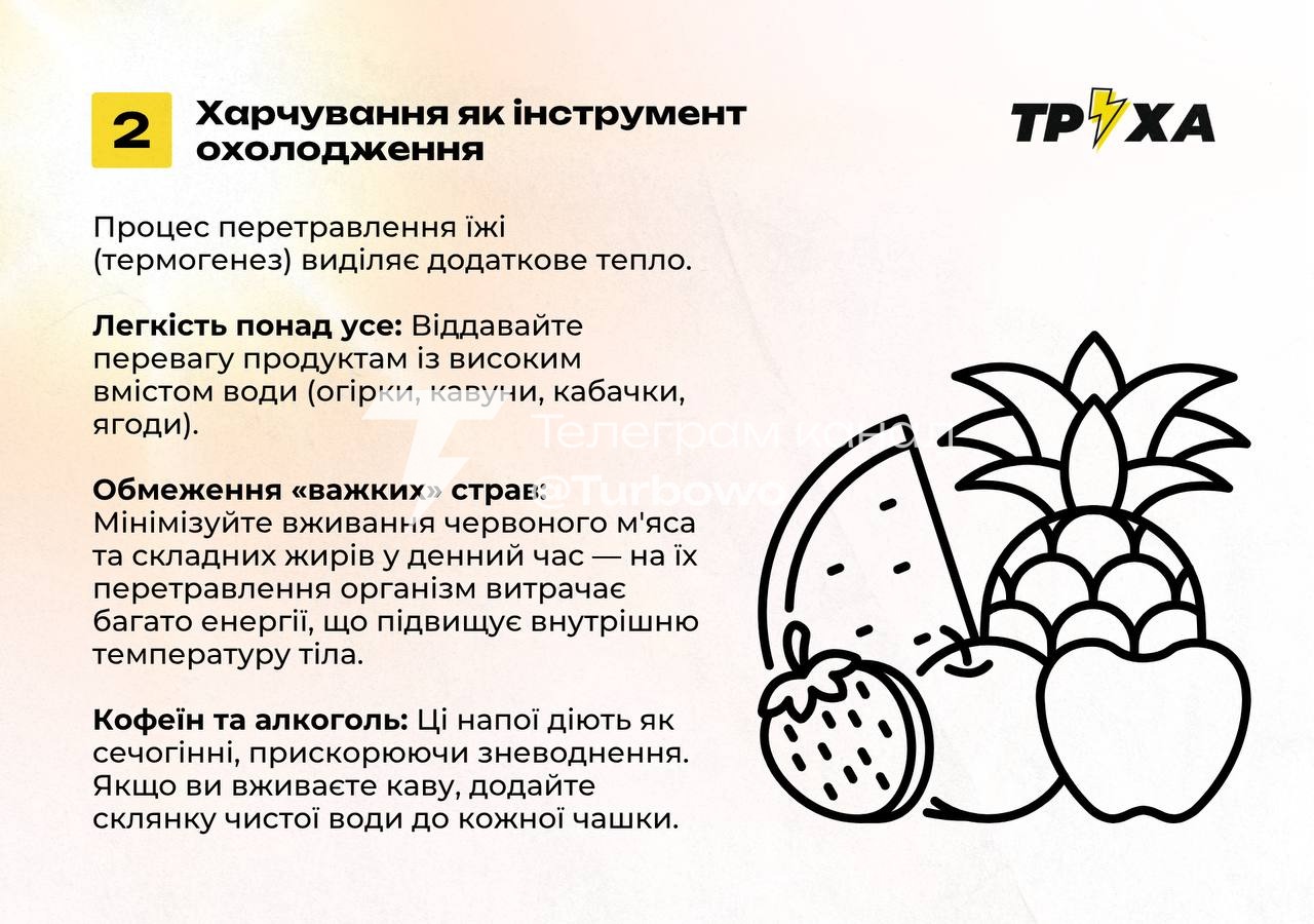 Пам'ятка: як врятуватися від спеки Збережіть і надішліть рідним