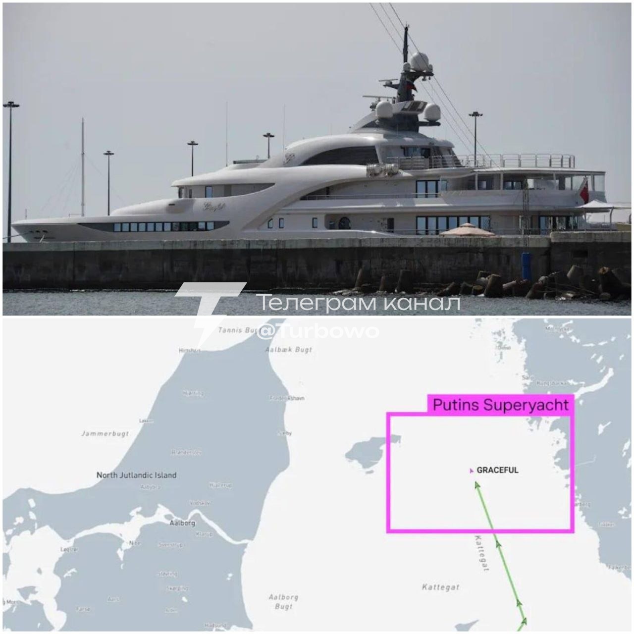 Яхта Путіна вперше з початку повномасштабного вторгнення вийшла в море під охороною…