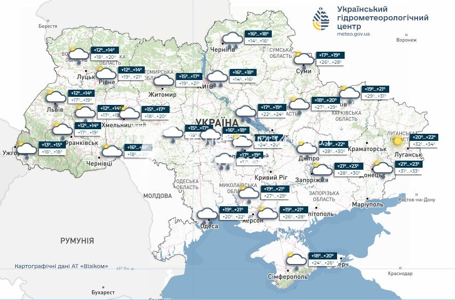 В Україну йде похолодання Температура почне знижуватися і стане нестійкою