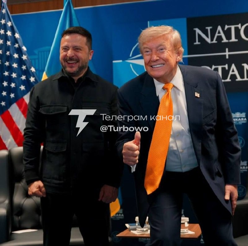 Зеленський і Трамп на саміті НАТО в Анкарі