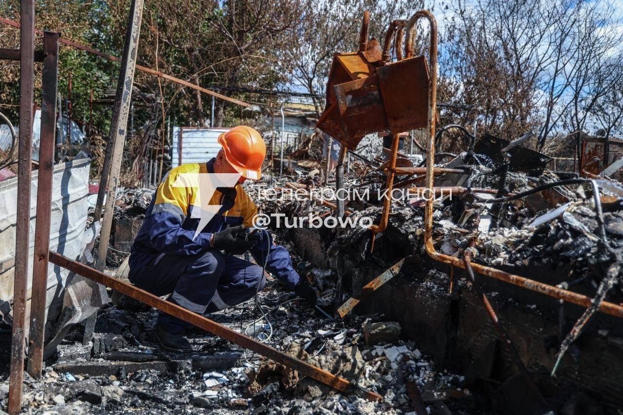 У Вишневому відновлено подачу газу Після російської атаки відремонтовано 8 км…