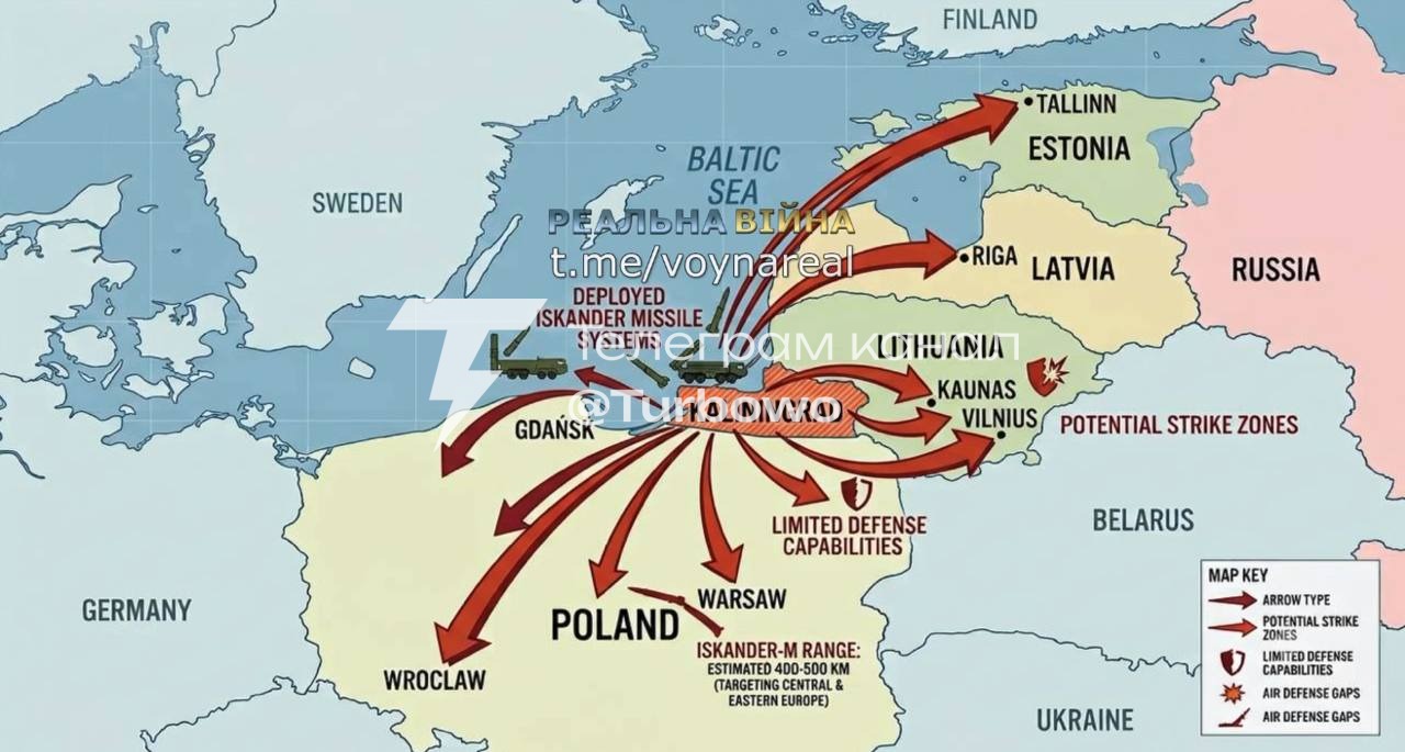 Іскандери з Калінінграда можуть уразити Польщу та країни Балтії
