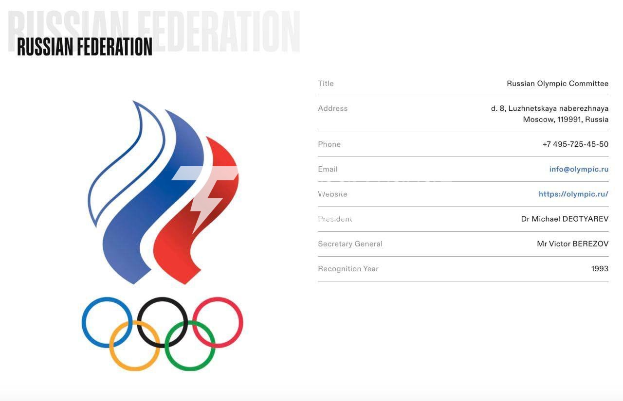 МОК повернув на свій офіційний сайт сторінку Олімпійського комітету росії Вона…