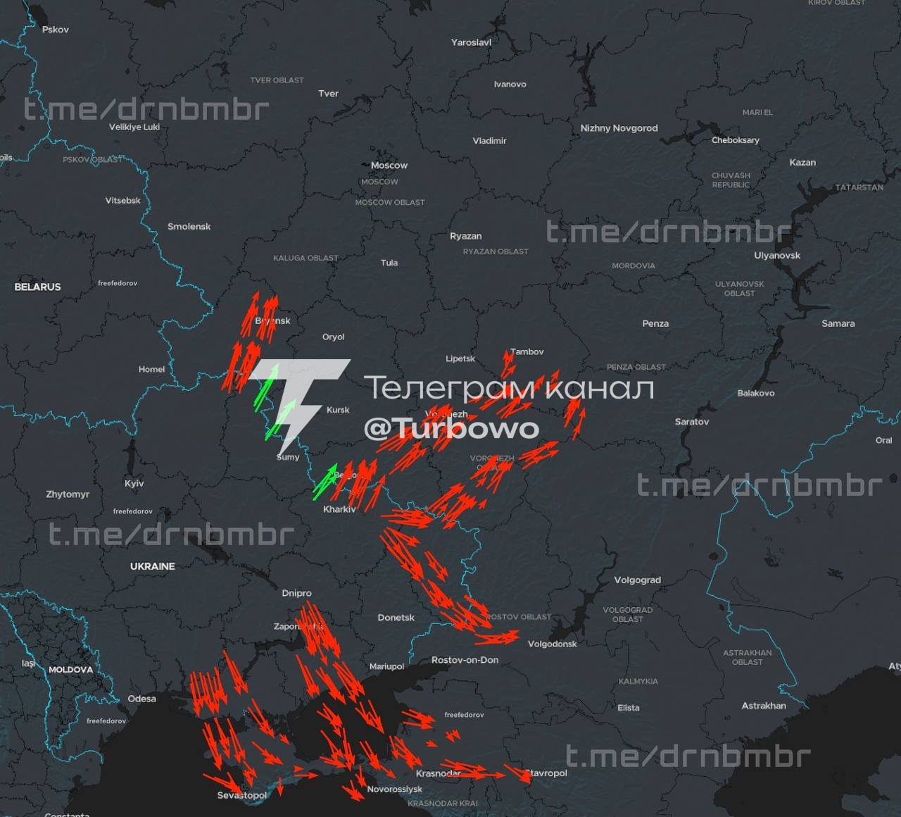 Ракети РСЗВ та щонайменше 400 ударних дронів по регіонах рф та окупованих…