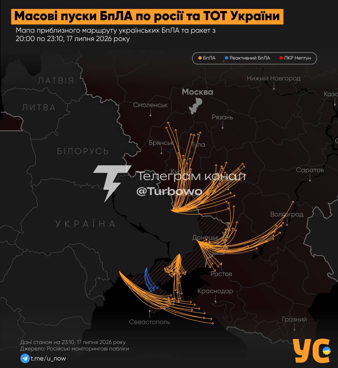 Близько 400 українських БпЛА
