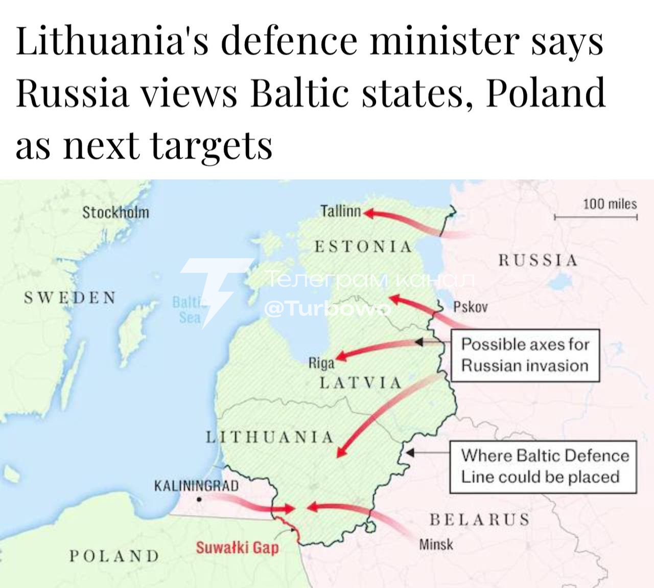 Росія готує плацдарм для нападу на Польщу та країни Балтії вже найближчим часом…