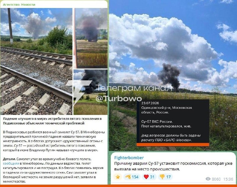 Українські кіберфахівці змусили російську ППО збити власний Су-57 Спеціалісти…