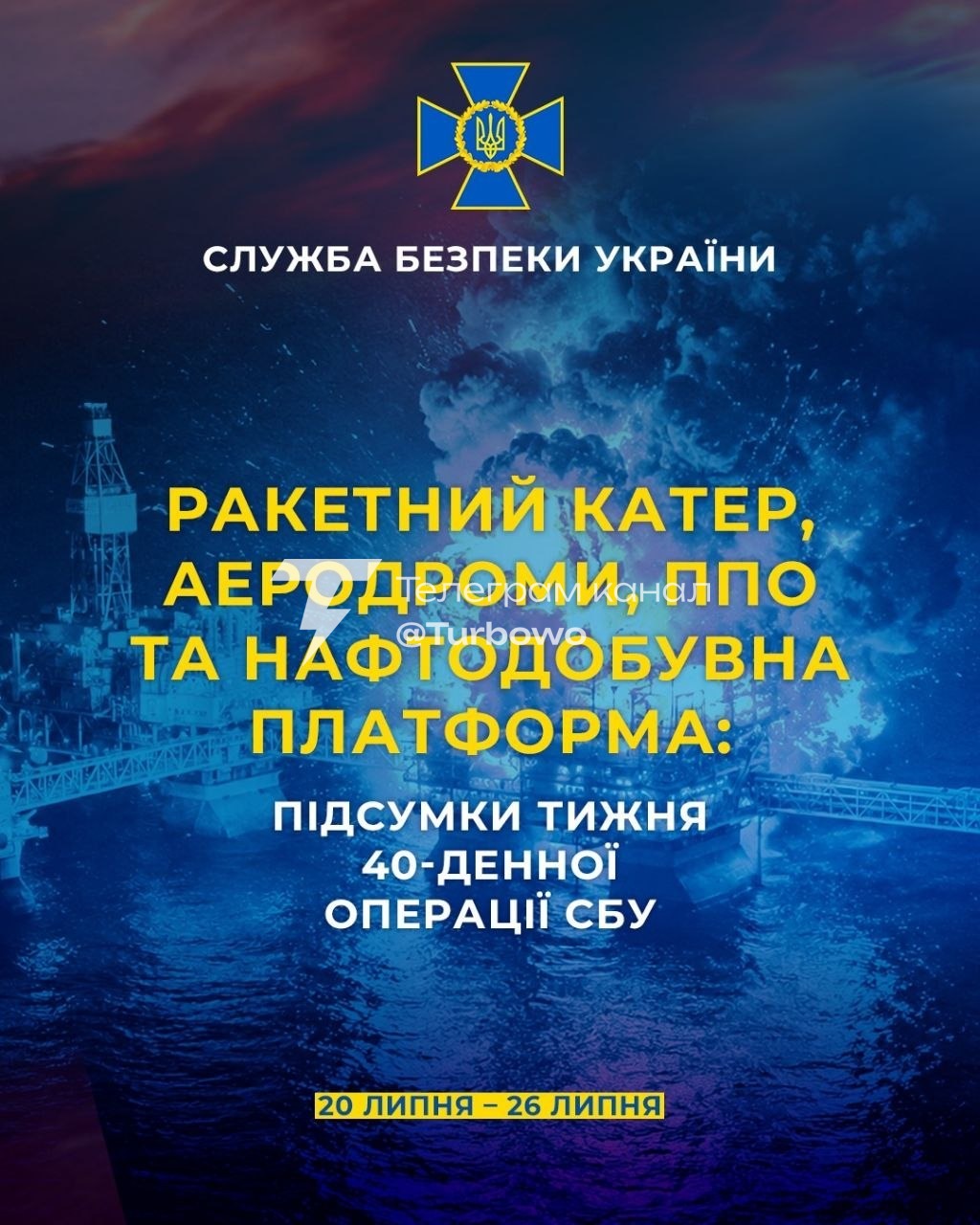 Катер, військові аеродроми, протиповітряна оборона та нафтодобувна платформа…