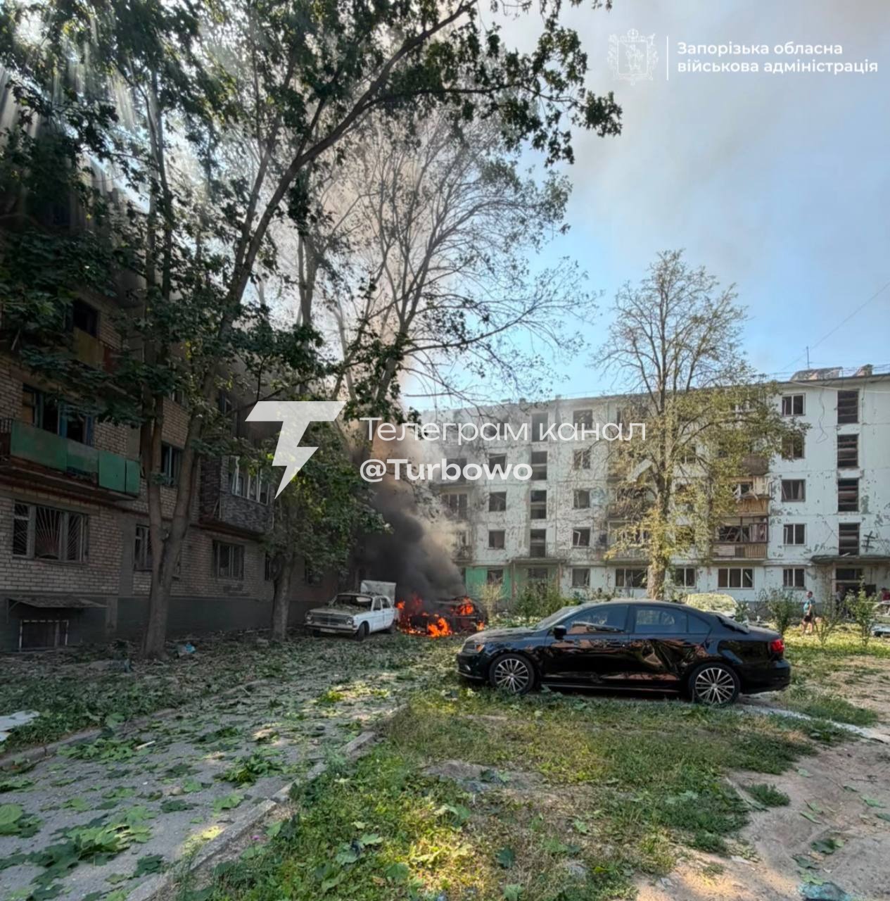 Внаслідок авіаудару рф по Запоріжжю понівечило житлові будинки